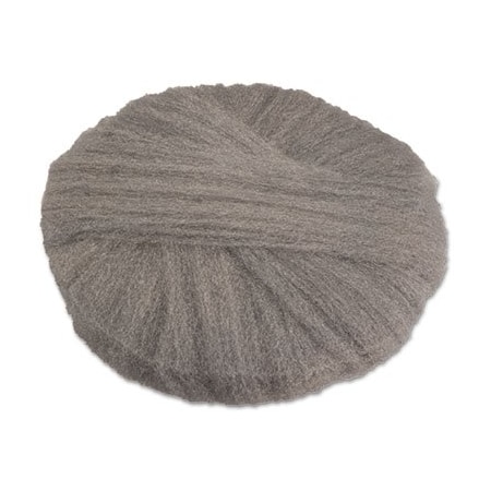 Global Material Technologies GMT, Radial Steel Wool Pads, Grade 2 coarse: Stripping/scrubbing, 20in, Gray, 12PK 120202